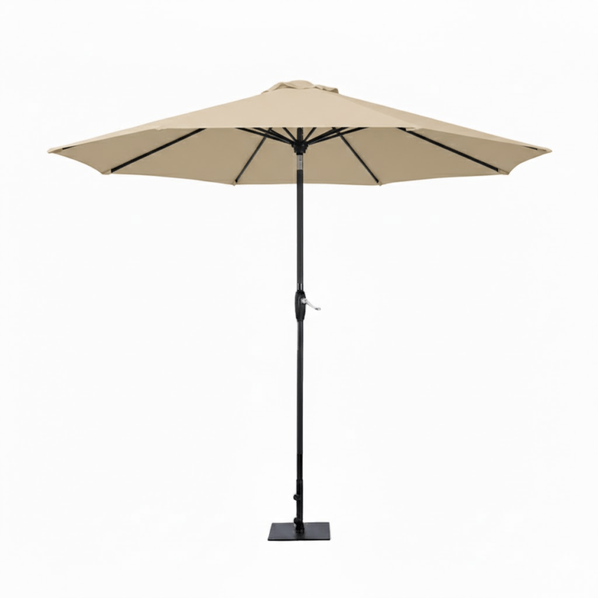 Market Umbrella 9in Light Coffee rental, patio umbrella rental Chatsworth, outdoor shade solution CA, event umbrella hire Los Angeles, commercial umbrella rental, large patio umbrella rental, café umbrella Chatsworth, durable outdoor umbrella, sun shade rental