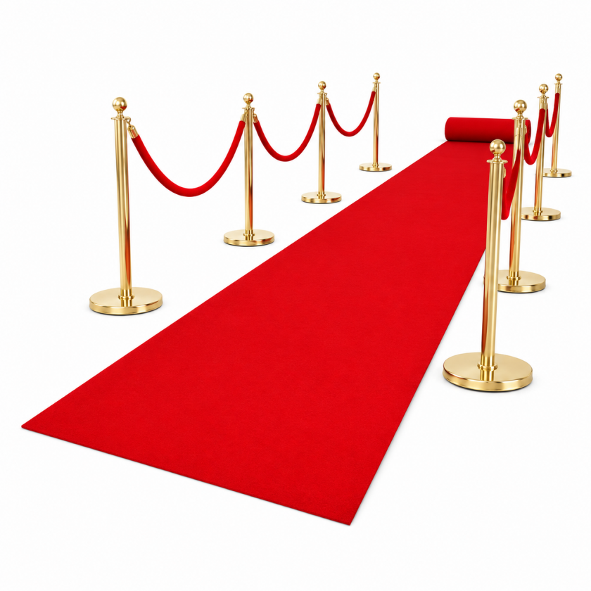 Red Carpet 3x30 (Included Poles)