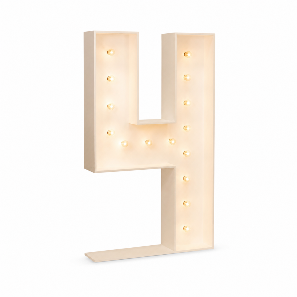 #4 Marquee Number 4FT