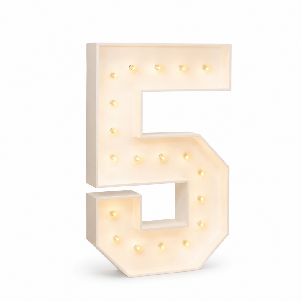 #5 Marquee Number 4FT