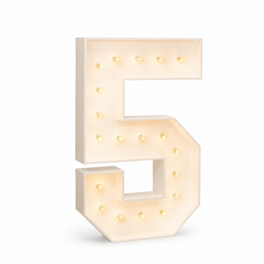 #5 Marquee Number 4FT
