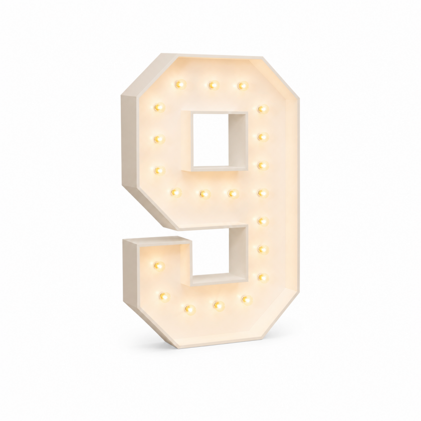 #9 Marquee Number 4FT