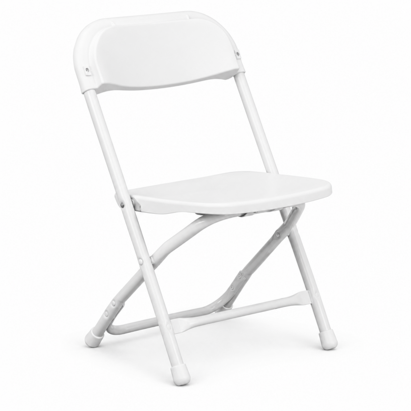 Kids White Plastic Chair