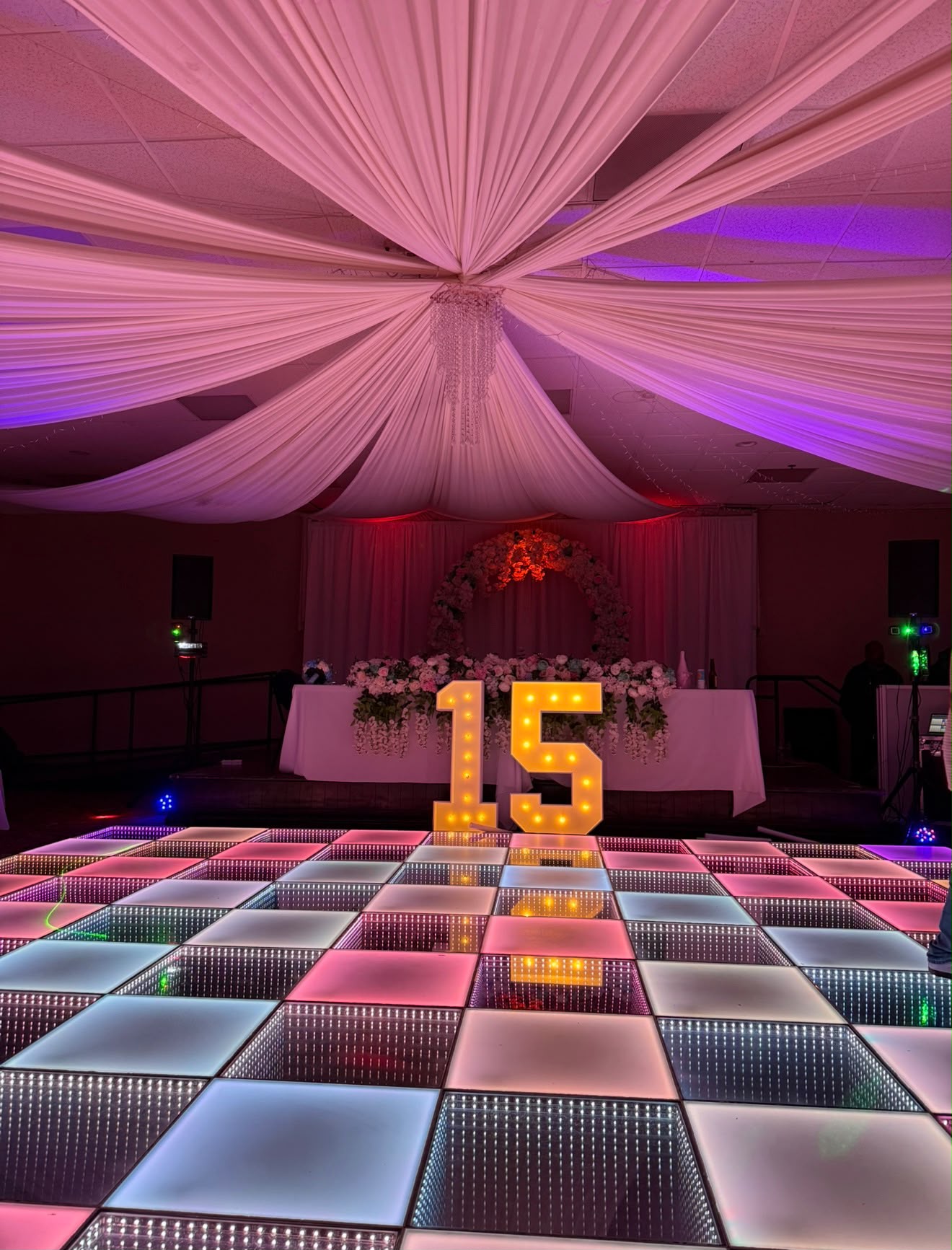 Event décor setup in Los Angeles by JL Party Rentals