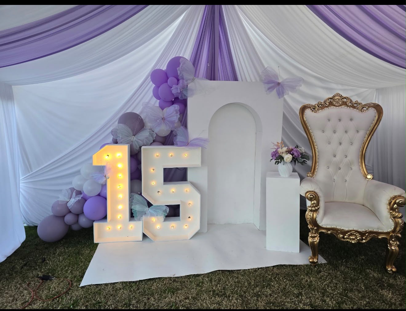 Marquee numbers rental in Los Angeles by JL Party Rentals